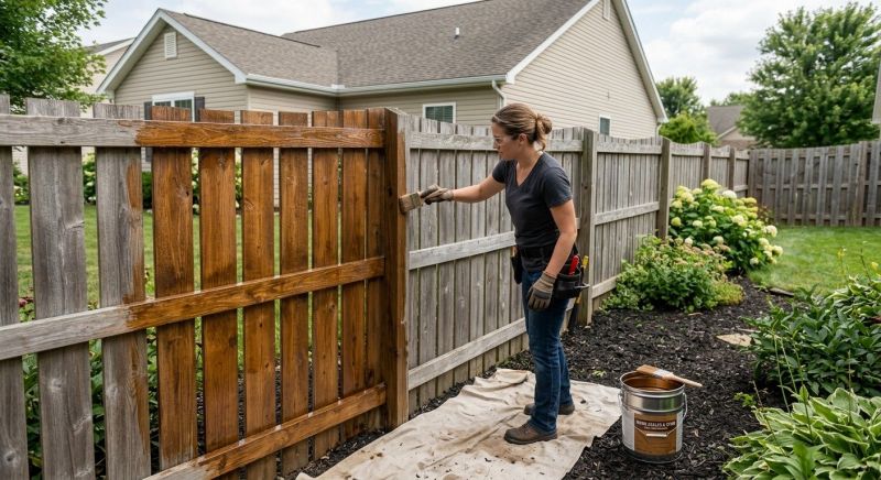 Cedar Fence Sealing in Bellevue, WA
