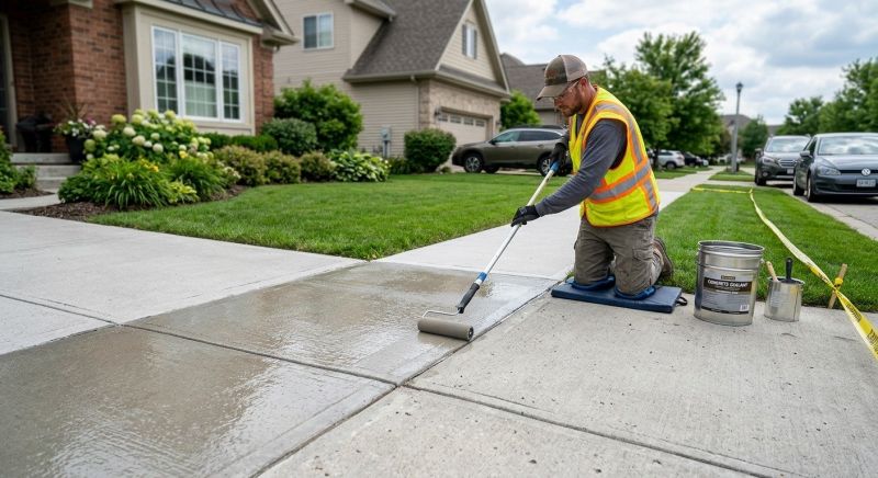 Concrete Walkway Sealing in Tacoma, WA