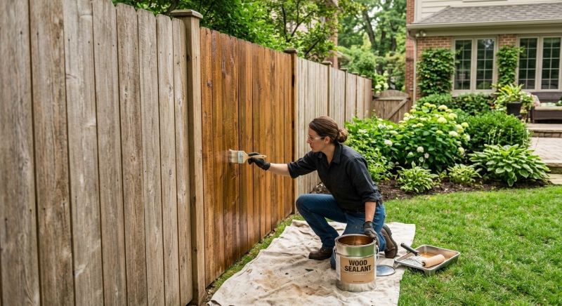 Fence Sealing in Renton, WA