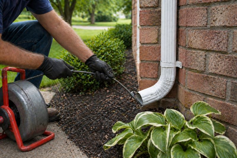 Gutter Downspout Unclogging in Fredericksburg, VA