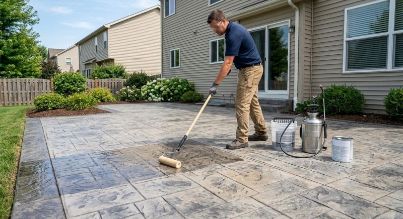 Pool Patio Sealing in Puyallup, WA
