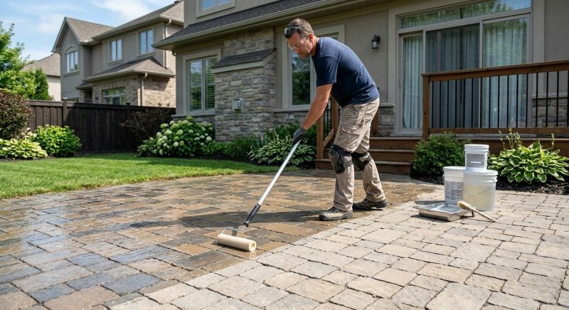 Porch Concrete Sealing in Alpharetta, GA