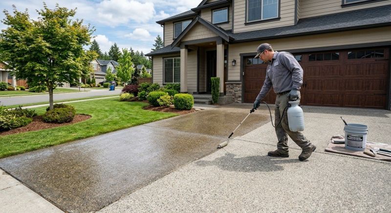 Stamped Concrete Sealing in Kansas City, KS
